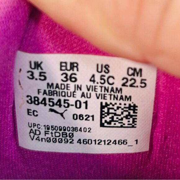 Bratz x Puma Mayze Platform Sneaker- Prism Violet - Kids Size 4.5C - Women Sz 6 - Picture 5 of 11